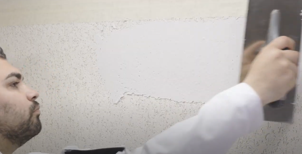 Application of Aguaplast Rapid Fassade Application of Aguaplast Rapid Fassade